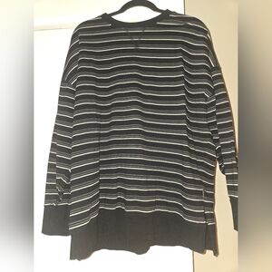 Black and White Striped Shirt